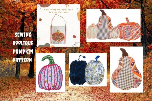 Autumn Fall Pumpkin Applique
