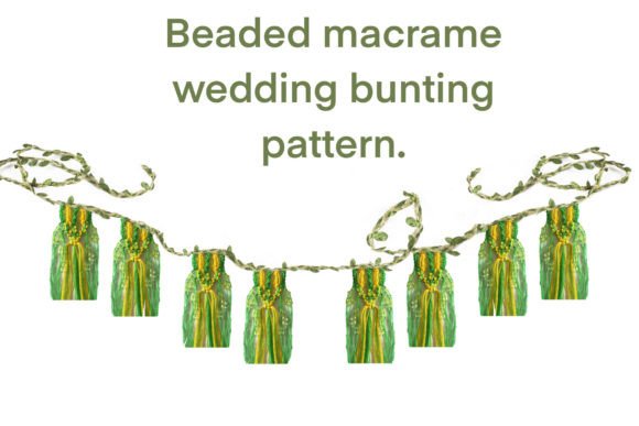 Beaded Macrame Bunting: A Versatile Decorative Craft