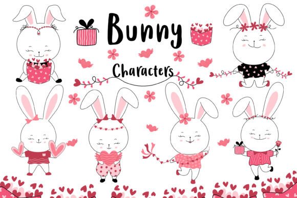 Bunny Characters Collection