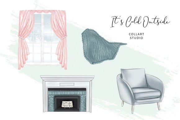 Christmas Illustrations Decor Interior