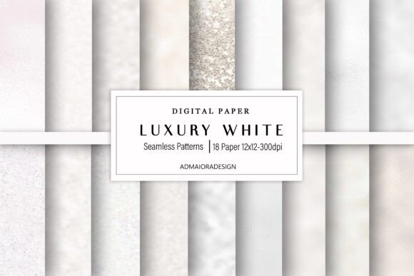 Luxury White Digital Paper Seamless