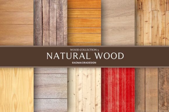 Natural Wood Digital Paper