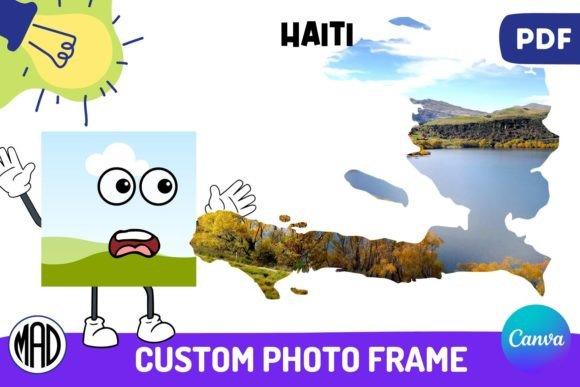 Revolutionizing Design with Haiti Map Canva Photo Frame in PDF