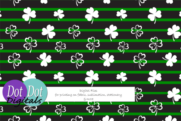 Shamrock Green and Black Stripes 2: A Versatile Design for Every Project